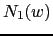 $ N_{1}(w)$