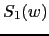 $ S_{1}(w)$