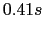 $\displaystyle 0.41s$