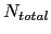 $ N_{total}$