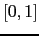 $ [0, 1]$