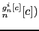 $\displaystyle _{n}^{g^{i}_{n}[c]}[c])$