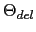 $ \Theta_{del}$