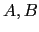 $ A,B$