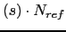 $ (s)
\cdot N_{ref}$