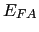 $ E_{FA}$